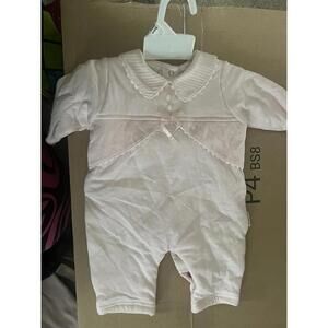 Bunnykins Baby Pink One-Piece Romper with Collar